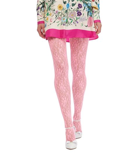 gucci pink lace tights|Gucci Tights for Women .